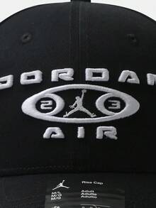 Jordan 中性款 U J RISE CAP S CB BRK GFX 彎帽簷棒球帽 IM9072-010 - 黑色 - 查看 6