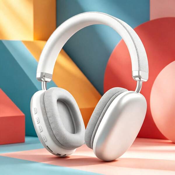 Gerripuer New B40 Over-Ear Wireless Bluetooth Gaming Headset, Stereo Wireless Earbuds With Headsets, Blue Headsets For Headphones, Wireless Headsets, Essential Items For Listening To Music And Playing Games. Comfortable To Wear, Equipped With A Data Cable. Suitable For Both Men And Women