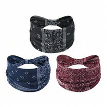 1-6 pièces Bandeau femme à motif cachemire, bandeau de sport bohème, accessoires pour cheveux pour festival, fête, vacances et usage quotidien toute l'année - Multicolore - Voir 16