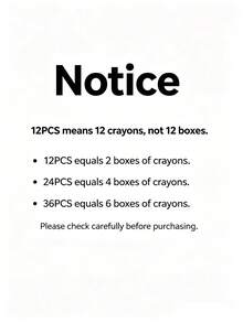 12PCS/24PCS/36PCS(2/4/6 Boxes) 6-Color Crayon Set - Durable Crayons Mini Gift Box Packaging Suitable For Classroom Party Gifts Birthday Gifts Art Supplies Classroom Supplies Teacher's Day Gifts Party Favors Handicrafts Colored Crayon Set Pre-Sharpened Colored Crayons Vibrant Colors Smooth Coloring (Please Check The Label Before Ordering, This Product Is 2 Boxes 12pcs/4 Boxes 24pcs/6 Boxes 36pcs) - Sets - View 5
