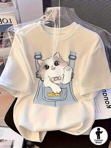 Plus Size T-Shirts - White - View 2