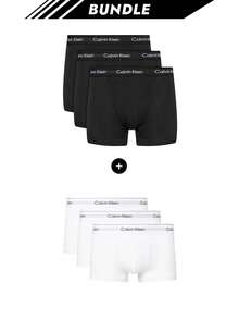 Calvin Klein [Bundle] Micro Stretch Boxers + Micro Stretch Boxers - Black+White - View 1