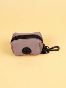 Portable Pet Waste Bag Dispenser, Convenient Dog Poop Bag Holder, Cute Macaron/Polka Dot High-Quality Soft Neoprene Fashion Dog Waste Bag Storage, Ideal Choice For Pet Lovers - Multicolor - View 10