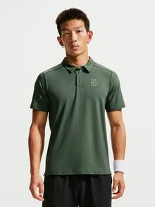 Nike Men's AS M NKCT DF ADVTG Knit Polo Shirt With Collar, Short Sleeve, TFZ6908-303 - Green - View 1