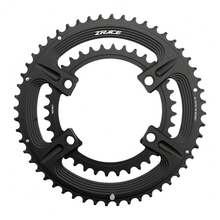 ZRACE 105 FC-R7000 / ULTEGRA FC-R8000 / DURA-ACE FC-R9100 Plato de Bicicleta de Carretera Asimétrico, 50-34T 52-36T 53-39T, 110BCD BCD110 4-Agujeros - Negro - Ver 10