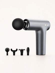 SKG F1 Pro Mini Portable Massage Gun Deep Tissue Percussion Massager, 6 Speeds 4 Heads 3200 RPM, Cordless Rechargeable Muscle Recovery For Neck Back Shoulder Legs, Home Gym Travel Gifts For Mom Dad - View 2