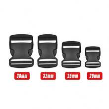 Aimall Women Bag Accessories - 10pcs Black Plastic Buckle Clips For School Bag Backpack Strap - Women Bag Accessories - 10pcs - View 6