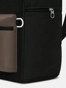 Nike Heritage 2.0 Colorblock Backpack With Spacious Main Compartment And Protective Sleeve, Large Capacity IQ3296-010 - Black - View 4