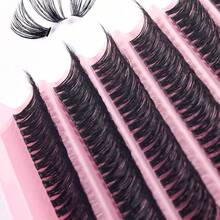 50D Fluffy Natural 3D Single Lash Extensions 0.05mm/0.07mm C/D Curl, Waterproof, Soft, Lightweight, Handmade, Suitable For Light/Heavy Makeup, Daily Wear, Party, Events - D - View 7