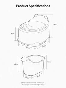 Philips Avent Portable Toddler Potty Training Toilet, Travel Potty Seat For Boys And Girls, With Splash Guard, Potty Training Essential, Indoor/Outdoor Use - Multicolor - View 11