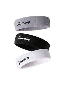1pc Sports Sweat-Absorbing Headband For Men And Women, Basketball Running Yoga Anti-Sweat Headband - Multicolor - View 1