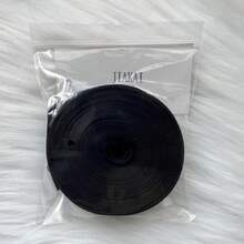 JIAKAI 1 Inch Wide 10 Yards Nylon Webbing Strap,Polypropylene Straps For Bags, Hammocks, Outdoor Climbing And DIY Making Luggage Strap, Pet Collar, Backpack Repairing(Black) - ColorA - View 8