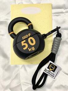 酷創意貝殼無線藍牙耳機保護殼，相容 Apple Airpodspro3、Airpods4、Airpods2/1，附掛繩吊飾 - 黑色 - 查看 2