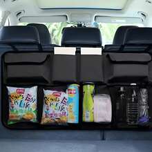 1 Piece Large Capacity Wall Hanging Storage Pouch, Covered Pockets Adjustable Carry Straps, Multi-Use: Equipment Storage Bag, Vehicle Storage Organizer, Garage Tool Bag, RV Storage Bag, Utility Organizer Bag - A - View 10