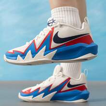 Nike 全新S.T.Dynamite緩震回彈耐磨運動大童籃球鞋 - 白色/藍紅色 - 查看 7