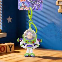Disney Charm Toy Story Buzz Lightyear Pop Wing Ornament Retractable Wing Design For Backpack Key Hanging ABS Plastic Material (1 PC) - Multicolor - View 7