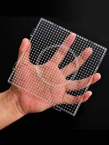 5mm Perler Beads Board, Large Transparent Pegboard Set, Square Pegboard DIY Handmade Kit, Perler Beads Craft, Jewelry Handmade Gift - Fuse Bead Tool - View 4