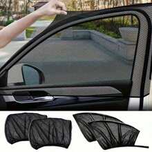2 piezas/4 piezas Parasol universal para coche, parasol para ventana lateral, parasol para ventana trasera, protección UV, visera solar - A - Ver 3