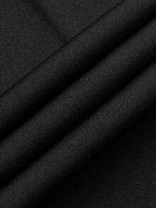 Women's Wide Leg Drawstring Pants With Zippered Pockets, Casual Athletic Trousers For Running, Training And Daily Wear - Black - View 7