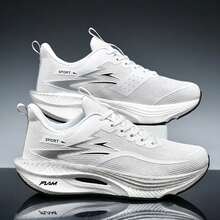 Teenagers Comfortable Versatile Shock-Absorbing Technology Sports Casual Shoes Running Shoes Professional Competitive Sports Running Shoes - White - View 3