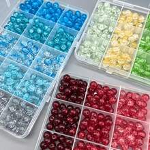 8mm Glass Beads Collection, Organized In A Box With 15 Compartments. Perfect For Beading And Projects, These Materials Are Ideal For Making Bracelets And Necklaces - Multicolor - View 8