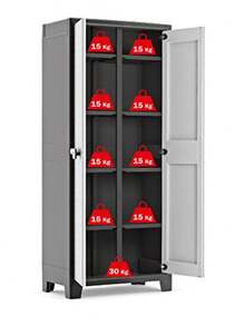 -, gabinete de plastico, resistente - Gris - Ver 5
