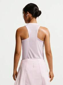 Nike Women's AS W NK SWIFT DF Tank Top Sports Vest HQ0621-583 - Purple - View 2