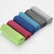 Portable CoolTowel Cooling Towel Bottle, Ready To Use Anytime Anywhere, Reusable, Soft Absorbent Cooling - Multicolor - View 4