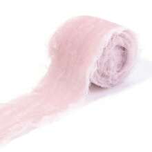 1 Roll Polyester Handmade Hand-Torn Frayed Edge Velvet Ribbon DIY Hair Accessories Bows Wedding Bouquet Gift Packaging Christmas Halloween New Year Wedding Birthday Party Decoration Ribbon - Raw-edged Ribbon - View 20