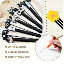 5pcs/10pcs Of Game-Themed Ballpoint Pens, Black And White Color Matching - Suitable For Office, Game Activities, Co-Worker Gifts - Event Giveaways - Sets - View 8