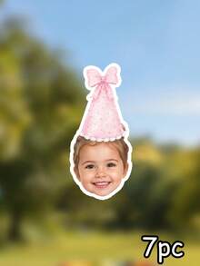 Custom Baby Birthday Banner,Party Hat Garland,1st Birthday Banner,Baby Shower,Gender Reveal,Nursery Decor, Back To School - Multicolor - View 9