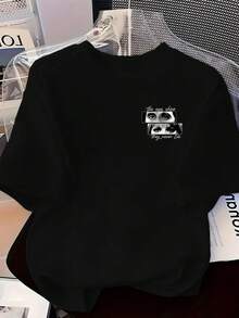 Camisetas de Tallas grandes - Negro - Ver 3