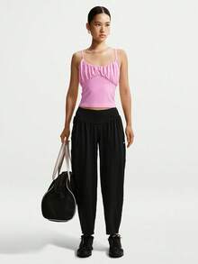 Nike Women's AS W NK ONE Relaxed DF Knit Pants IU1416-010 - Black - View 6