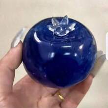 1個可愛藍莓慢回彈紓壓玩具，起司捏捏樂，餃子捏捏樂，指尖玩具，Squishy - 彩色 - 查看 2