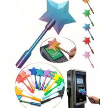 Magic Wand Contactless Payment, Contactless Payment Magic Wand, Starry Sky Magic Wand, Magic Star Magic Wand Bank Card Payment Card Holder, Suitable For Bank Card Payment Scenarios (Gradient Position Random) - Multicolor - View 2