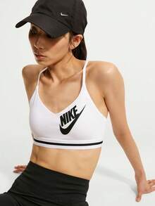 Nike Women's AS W NK INDY LS LOGO Sports Bra BRA-LIM9923-100 - Multicolor - View 3