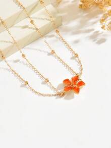 1pc Vintage Fashion Personalized Design Metal Distressed Chain Butterfly Tassel Waist Chain Suitable For Women To Wear On Any Occasion - Orange - View 6