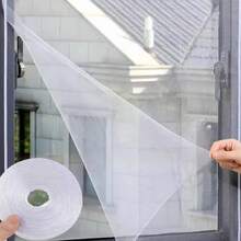 Self-Adhesive Window Screen, Mosquito And Insect Barrier For Windows, Easy Home Installation, Removable, Breathable And Dust-Proof Window Mesh, Mother's Day Gift, Home Decor - A - View 2