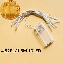 1pc Home Decor LED Fairy String Light,Bedroom Wall Decor Lights,Indoor Birthday Party Decoration String Lights,Outdoor Yard Tree Decor Lights - 均碼 - 查看 12