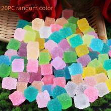 Realistic Mini Colorful Glow-In-The-Dark Cube Resin Food Toy Decor, Handmade DIY Phone Case Accessories, Photography Props Material, Holiday Gift For Friends - Multicolor - View 13