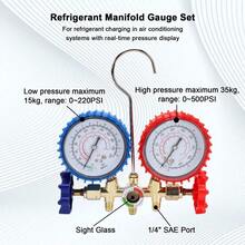 Juego Manometros Refrigeracion Manifold R22,r134a,r12,r502 - A - Ver 2
