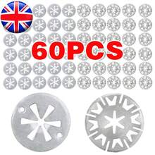 60Pack Heat Shield Clips Car Exhaust Metal Locking Star Washers Fixing Auto - UK-l398601 - View 1