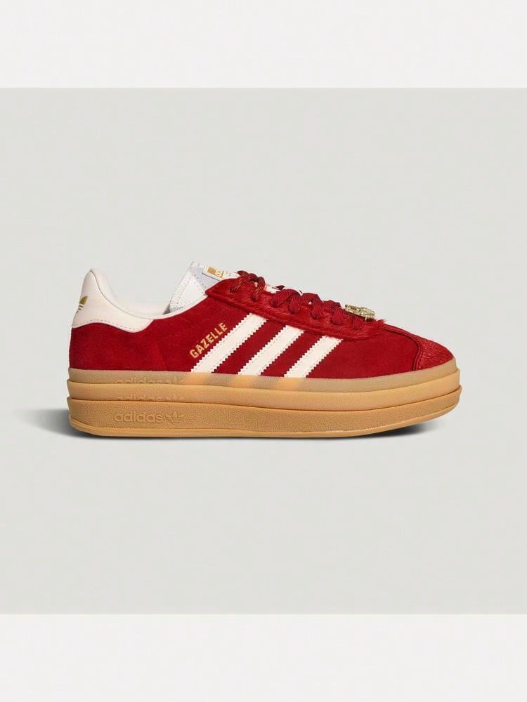 Adidas Originals Sepatu Kasual Olahraga Low-Top Unisex GAZELLE BOLD W KJ4293 - Merah - View 1