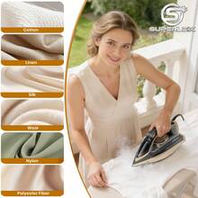 SUPERLEX 4-In-1LED Screen Steam Iron, Ceramic Soleplate Iron, 3200W Fast Heating Steam Engine, Anti-Scale/Anti-Drip Function, With 4 Functions (Dry Ironing, Spray, Steam, Air Ironing), Visual Range Up To 2.1 Meters, Suitable For Home And Travel Use. - UK Plug(220-240V) - View 12