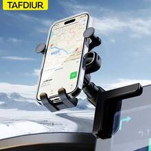 TAFDIUR 車用螢幕重力手機支架 延伸臂式中央控制台大螢幕導航支架 360°通用旋轉 穩定防震車用手機架 - 多色 - 查看 8