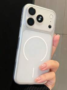 基礎款透明磨砂相機保護手機殼，適用於 iPhone 17 Pro Max 17 Pro 17 16 Pro Max 16 Pro 16 15 Pro Max 15 Pro 15 14 Pro Max 14 Pro 14 13 Pro Max 13 Pro 13 12 Pro Max 12 Pro 12 11，修身軟背蓋 - 磨砂白 - 查看 3
