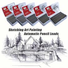 1000pcs MROOFUL Mechanical Pencil Lead Refills Compatible For HB Lead Core - Large Pack With 0.5/0.7/0.9/1.3/2.0mm Line Widths, Resin Replacement Pencil Tips (Students, Office) - Affordable Gift Box.Back To School. - Lead - View 6