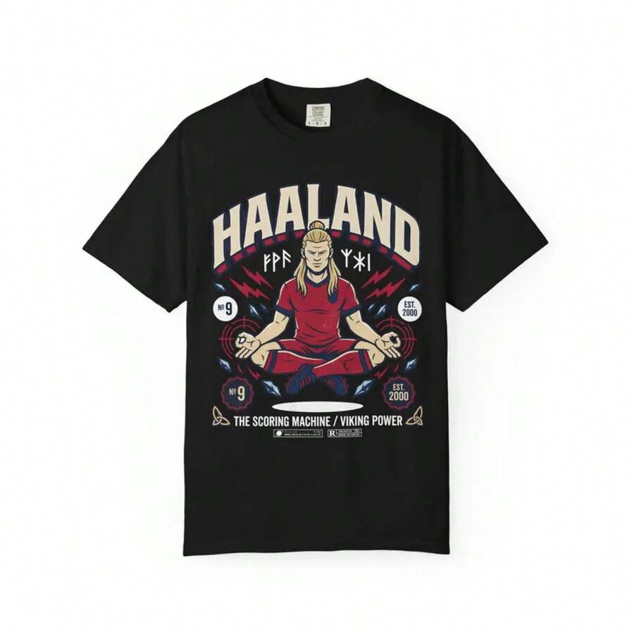 La camiseta Terminator Haaland | Noruega 2026 Estrella - Negro - Ver 1