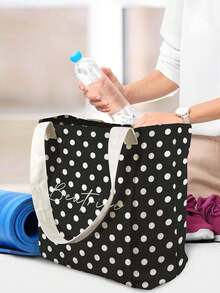 Customized Canvas Yoga Mat Tote Bag, Yoga Mat Storage Bag, Personalized Gym Backpack, Pilates Studio Bag - Black - View 2