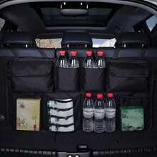 1 Piece Large Capacity Wall Hanging Storage Pouch, Covered Pockets Adjustable Carry Straps, Multi-Use: Equipment Storage Bag, Vehicle Storage Organizer, Garage Tool Bag, RV Storage Bag, Utility Organizer Bag - A - View 5